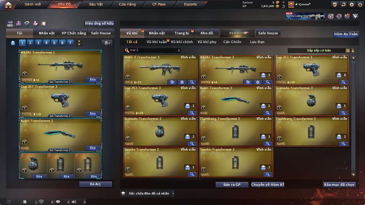shop acc cf uy tin gia re